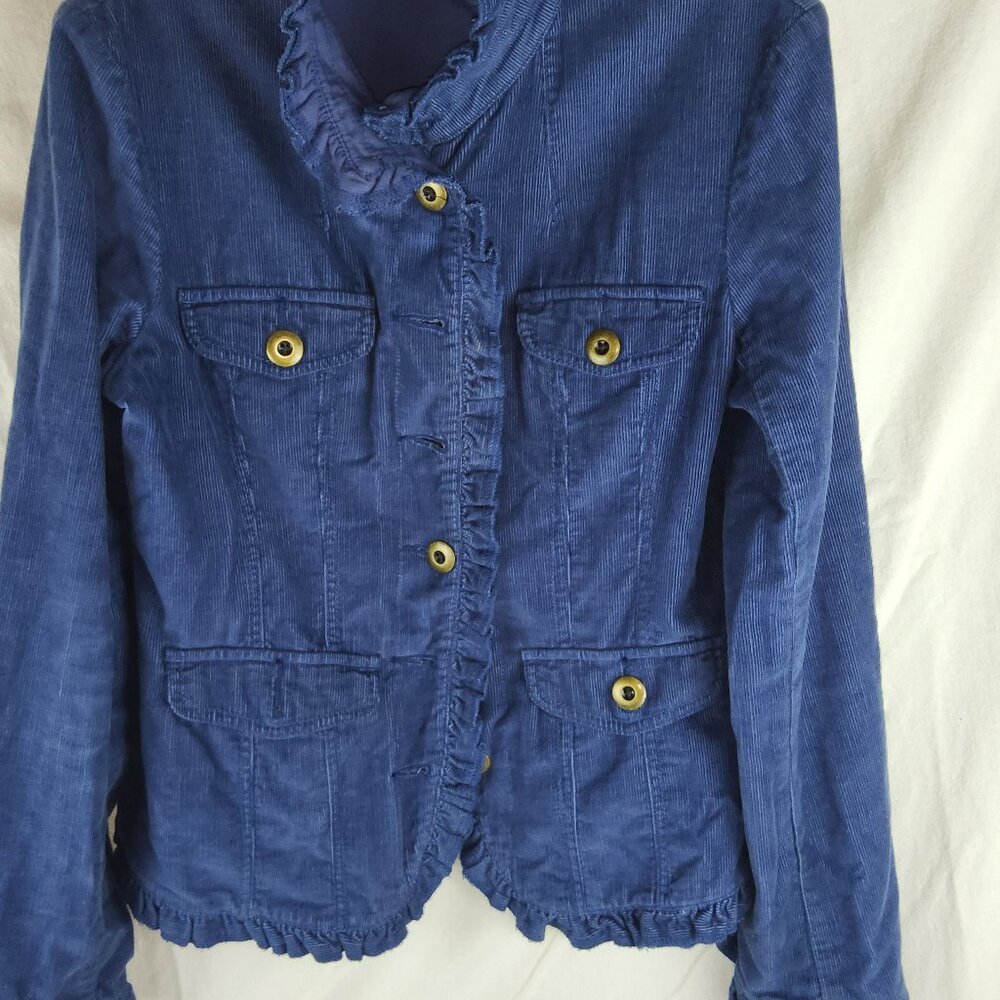 Blue Corduroy Jacket - Anthropologie